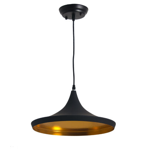 Lámpara de Techo Pan - Negro / Dorado