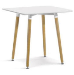 [100080000011] Mesa Comedor Mangiare (MDF Blanco)
